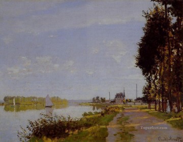  Argenteuil Pintura al %C3%B3leo - El paseo marítimo de Argenteuil Claude Monet